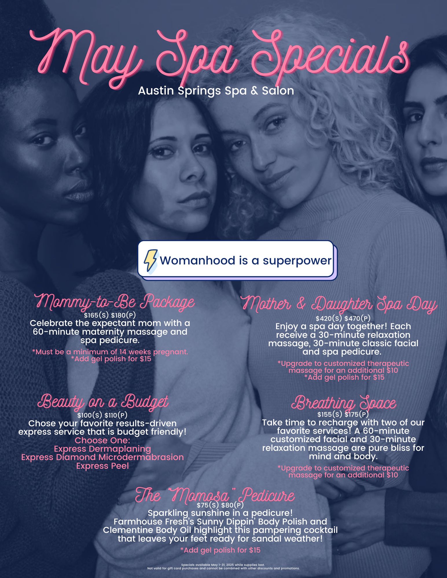 May 2025 Spa Specials