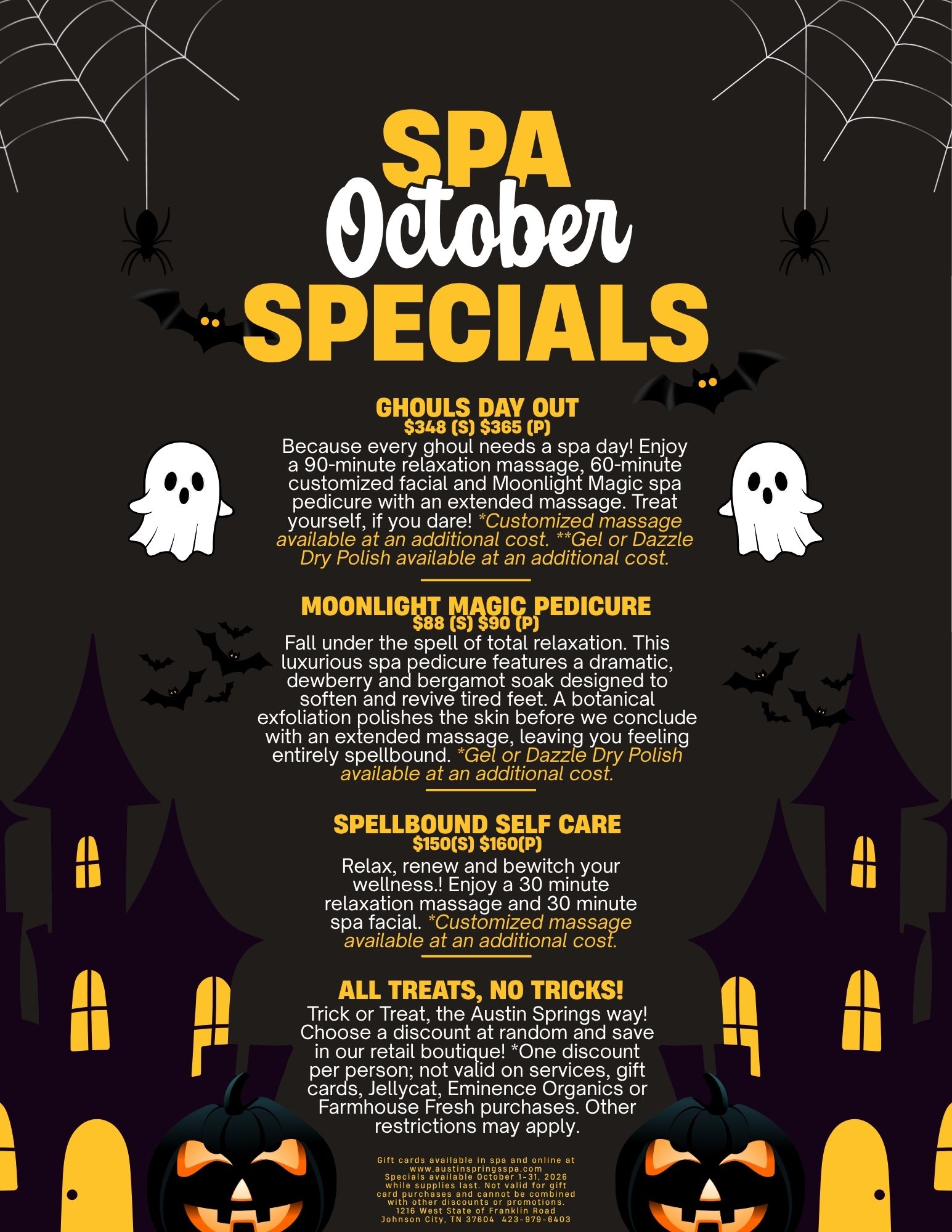 October 2026 Spa Special